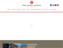 Tablet Screenshot of perezlloveras.com.ar